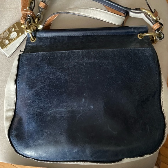 Coach Willis navy and white crossbody - Picture 5 of 5